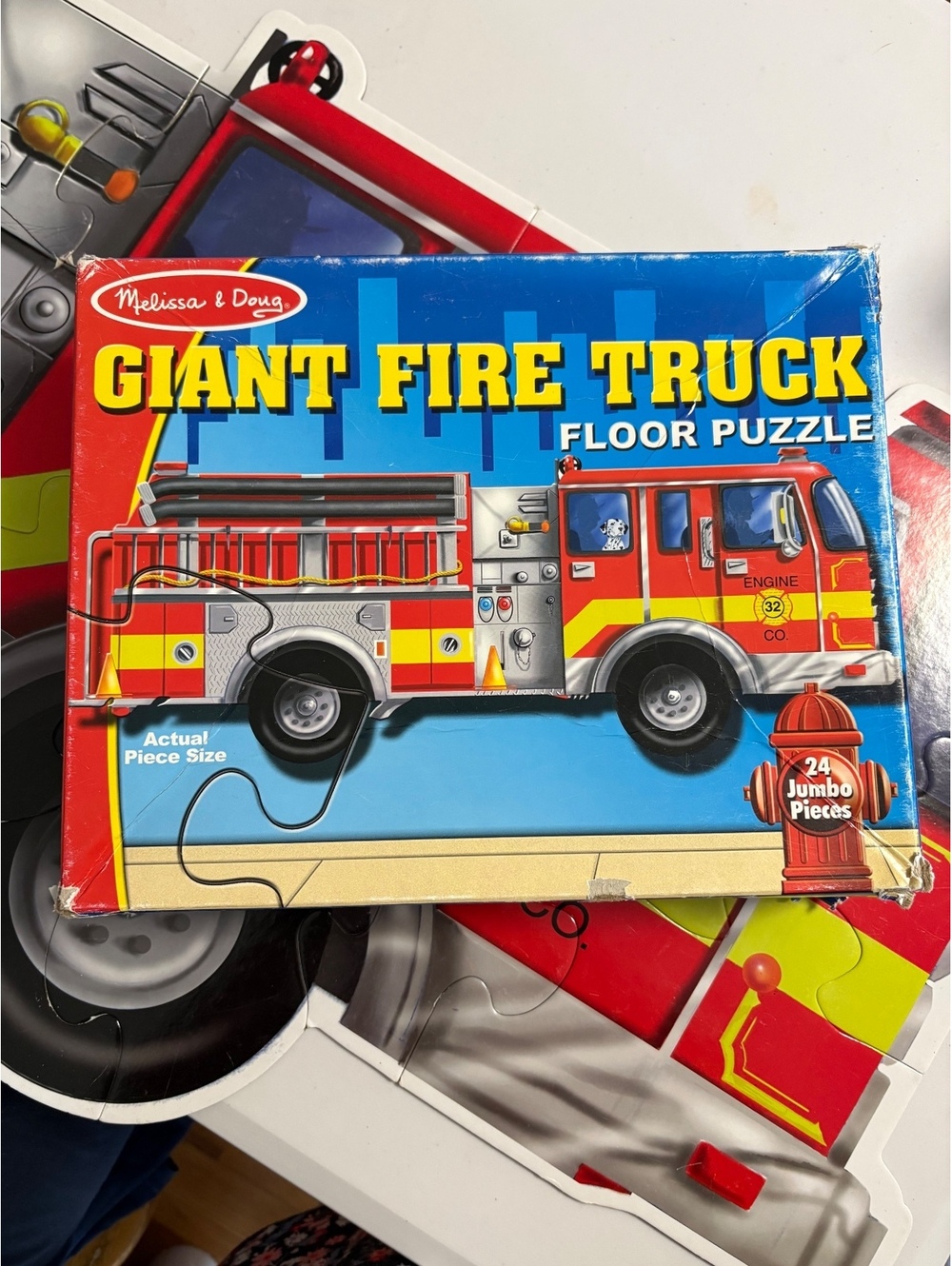 Melissa and Doug Giant Fire truck puzzle